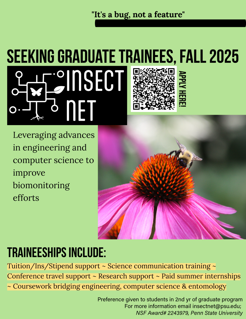 INSECT NET traineeship flyer